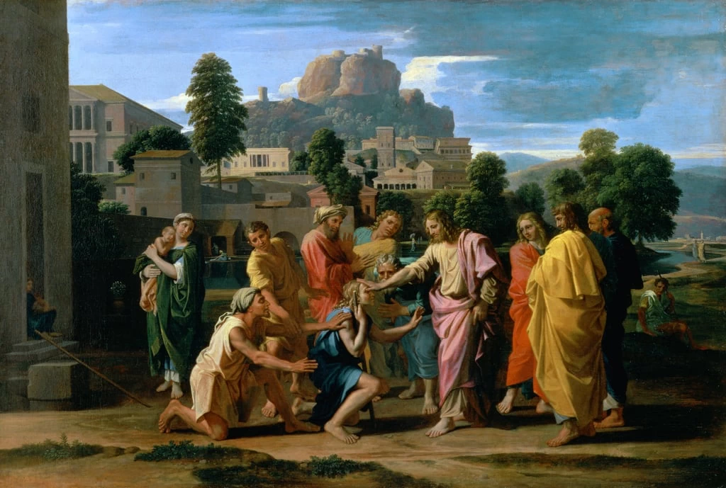 Il cieco di Gerico, o Cristo guarisce il cieco - Louvre, Parigi